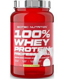 100% Whey Protein Professional, банан, 920 g, Scitec Nutrition