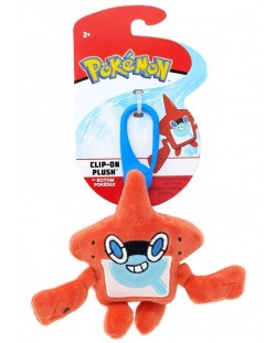 Плюшена играчка с клипс Pokémon - Rotom Pokedex