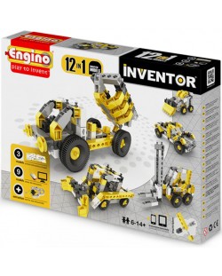 Конструктор Engino Inventor - 12 модела индустриални машини