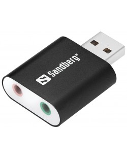 Звукова карта Sandberg - 133-33, USB to Sound Link, черна