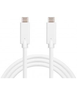 Кабел Sandberg - USB-C/USB 3.0, 2 m, бял