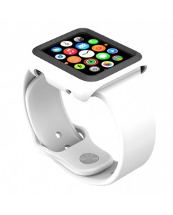 Калъф Speck - CandyShell Fit, Apple Watch 42 mm, черен/бял
