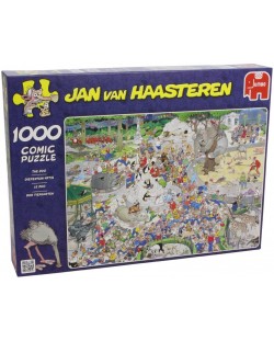 Пъзел Jumbo от 1000 части - Зоологическа градина, Ян ван Хаастерен
