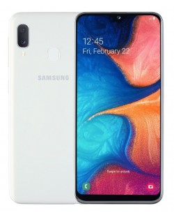 Смартфон Samsung Galaxy A20e - 5.8, 32GB, бял