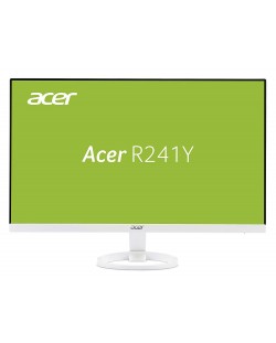 Монитор Acer - R241YBwmix, 23.8", FHD, 1ms, Бял