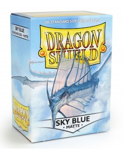 Dragon Shield Standard Sleeves - Небесносини, матови (100 бр.)