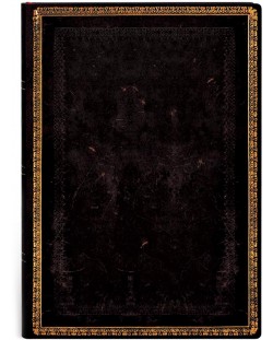 Тефтер Paperblanks - Black Maroccan, с ластик