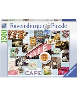 Пъзел Ravensburger от 1500 части - Кафе и торта