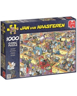 Пъзел Jumbo от 1000 части - Офис, Ян ван Хаастерен