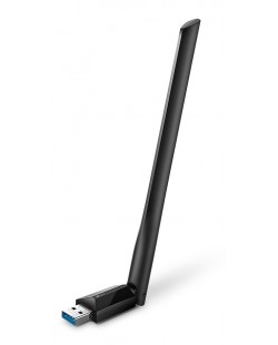 Безжичен USB адаптер TP-Link - Archer T3U Plus, 1.3Gbps, черен