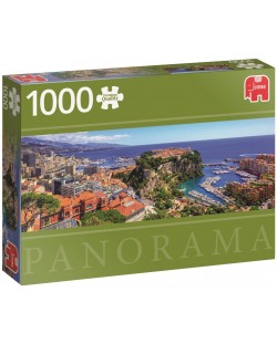 Панорамен пъзел Jumbo от 1000 части - Монте Карло, Монако