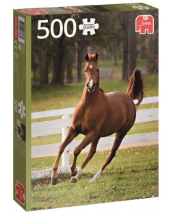 Пъзел Jumbo от 500 части - Бягащ кон