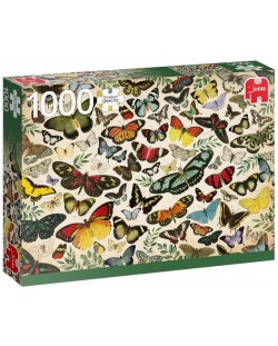 Пъзел Jumbo от 1000 части - Пеперуден плакат