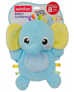 Плюшена играчка Winfun Little Pals - Шумолящно слонче