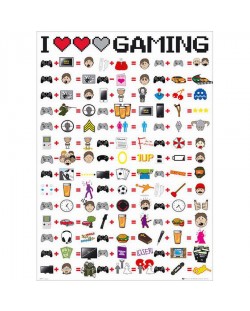 Макси плакат GB eye - I Love Gaming