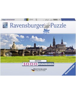 Панорамен пъзел Ravensburger от 1000 части - Дрезден