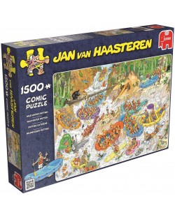 Пъзел Jumbo от 1500 части - Рафтинг в бурни води, Ян ван Хаастерен