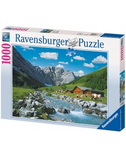 Пъзел Ravensburger от 1000 части - Австрийските планини