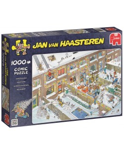 Пъзел Jumbo от 1000 части - Коледа, Ян ван Хаастерен
