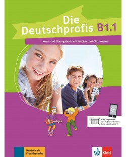 Die Deutschprofis B1.1 Kurs- und Ubungsbuch+online audios/clips