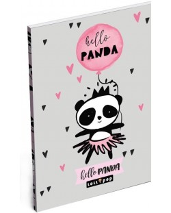 Тефтер Lizzy Card - Hello Panda, формат A7