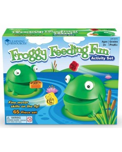 Детска игра Learning Resources - Нахрани забавната жабка