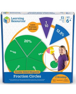 Детско математическо помагало Learning Resources - Дроби и проценти