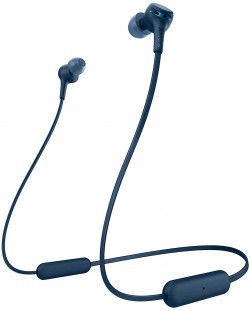 Безжични слушалки Sony - WI-XB400, безжични, сини