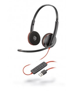 Слушалки Plantronics - Blackwire C3220, черни