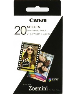 Фотохартия Canon - Zink 2x3", за Zoemini, 20 броя