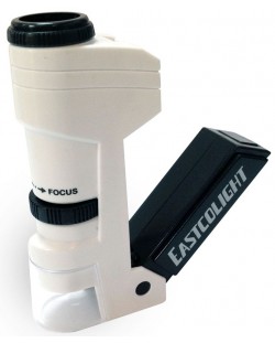 Образователна играчка Eastcolight - Джобен микроскоп със светлина