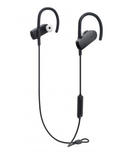 Спортни безжични слушалки Audio-Technica - ATH-SPORT70BT, черни