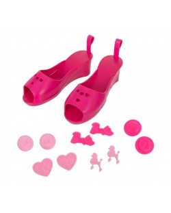 Детски комплект HTI Barbie Дизайн на обувки, с един чифт чехлички