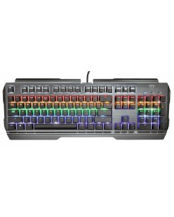 Механична клавиатура Trust GXT - 877 Scarr, GXT Red, LED, черна