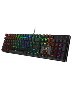 Механична клавиатура Redragon - Devarajas K556, Brown, RGB, черна