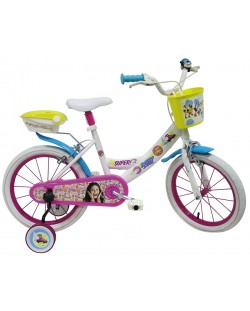 Детски велосипед с помощни колела Mondo – Сой Луна, 16 инча