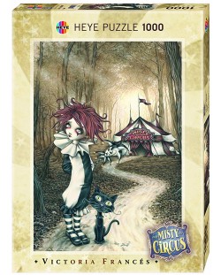 Пъзел Heye от 1000 части - Шапито, серия Мистичния цирк, Виктория Франсес