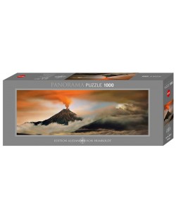 Панорамен пъзел Heye от 1000 части - Вулкан, Александър фон Хумболт