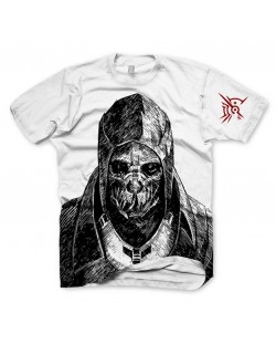 Тениска Dishonored - Corvo Attano - Бяла, XXL