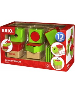 Кубчета за игра Brio - Sensory Blocks