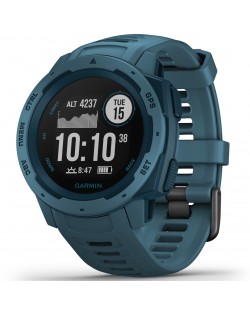 Смарт часовник Garmin - Instinct, 23mm, син