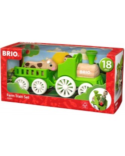 Играчка Brio - Селскостопанско влакче