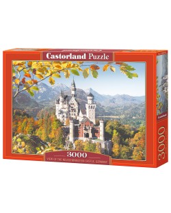 Пъзел Castorland от 3000 части - View of the Neuschwanstein Castle, Germany