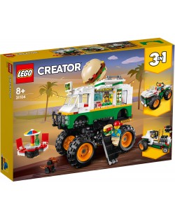 Конструктор LEGO Creator 3 в 1 - Камион чудовище за хамбургери (31104)