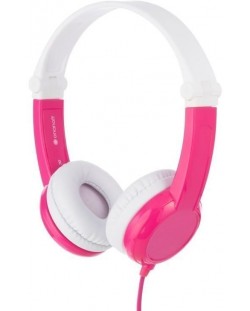 Детски слушалки BuddyPhones - Connect, розови