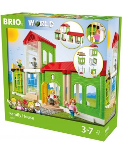 Комплект Brio World - Семейна къща, 46 части