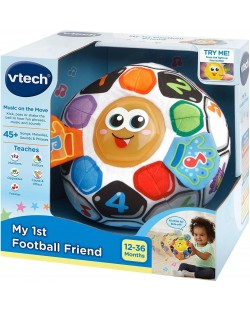 Интерактивна играчка Vtech - Моята първа футболна топка (на английски език)
