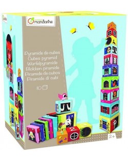 Комплект кубчета за игра Avenue Mandarine - 10 броя