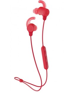 Спортни безжични слушалки Skullcandy - Jib+ Active Wireless, червени