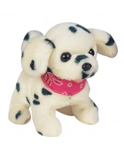 Интерактивна плюшена играчка Jamina - Кученце Далматинец с къщичка